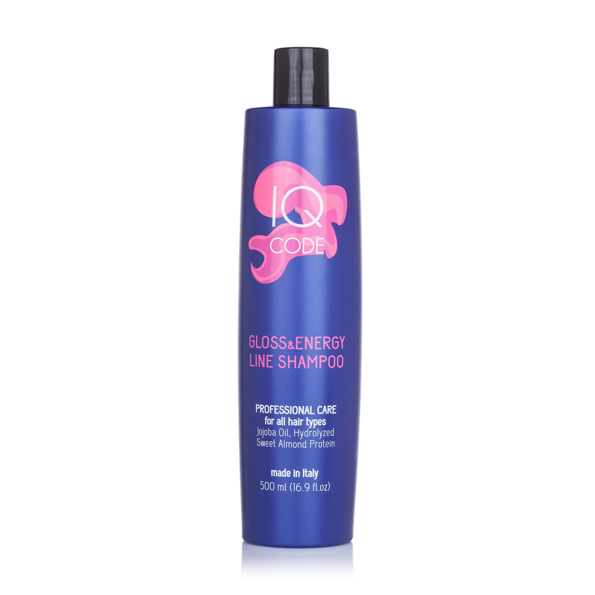 Шампунь для волосся IQ code Gloss &amp; Energy Line Shampoo Блиск та сила, 500 мл